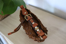 Load image into Gallery viewer, Louis Vuitton Limited Edition Brown Onatah Suede Fleurs PM Bag
