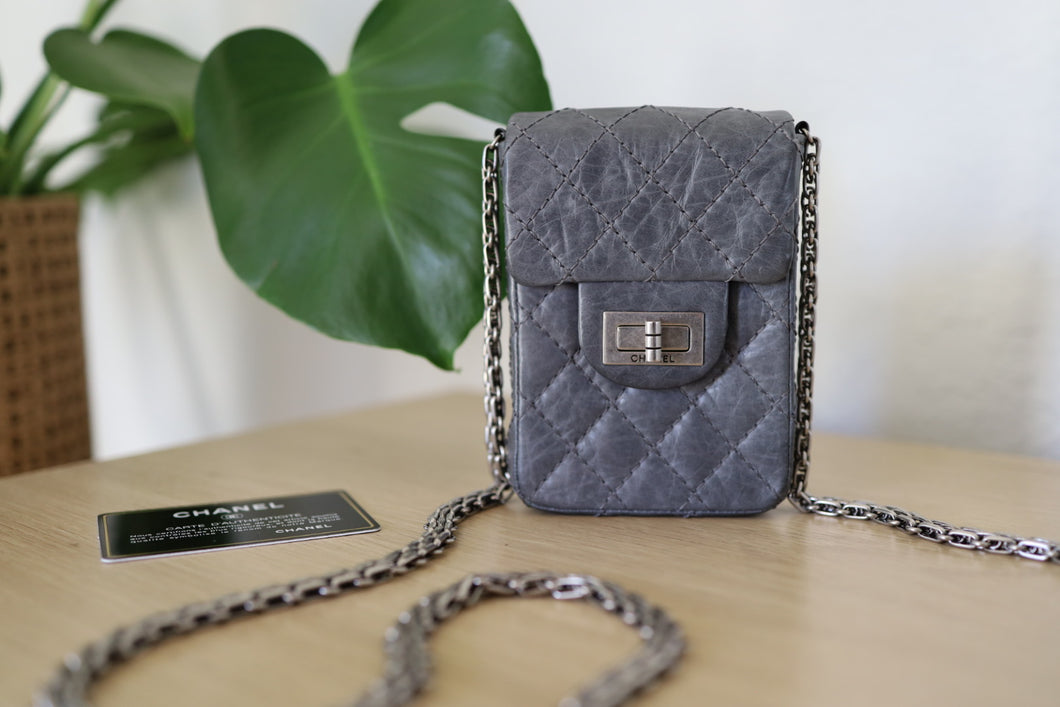 Chanel Quilted 2.55 Reissue Mini Crossbody Bag SHW