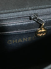 Load image into Gallery viewer, Vintage Chanel Black Suede Square Mini Classic Flap 24K GHW
