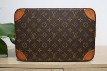 Load image into Gallery viewer, Vintage Louis Vuitton Beauty Cosmetic Make Up Monogram Hard Train Case Shoulder Bag Box 1970s
