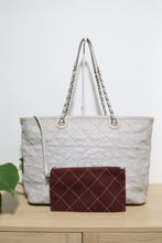 Load image into Gallery viewer, Chanel Grained Calfskin Grey Paris Dubai Daily Shopping Tote
