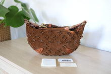 Load image into Gallery viewer, Louis Vuitton Limited Edition Brown Onatah Suede Fleurs PM Bag
