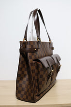 Load image into Gallery viewer, Authentic Louis Vuitton Damier Ebene Uzes Shoulder Tote Bag
