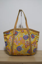 Load image into Gallery viewer, Chanel Yellow Flower CC Canvas Camellia Summer Tote Shoulder Bag
