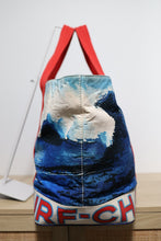 Load image into Gallery viewer, Chanel 2002 Canvas Chanel Wave Surf Collection XXL Shoulder Tote Bag
