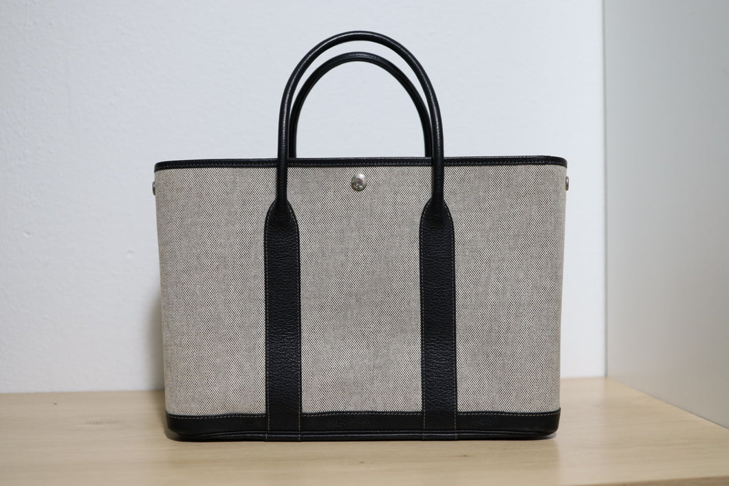 Hermes Toile Garden Party 36 Tote Bag