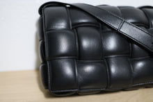 Load image into Gallery viewer, Bottega Veneta Black Small Padded Cassette Shoulder Crossbody Bag Gold Hardware
