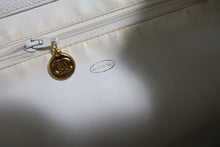 Load image into Gallery viewer, Chanel Vintage Caviar White Bucket Shoulder Bag 24K Gold Hardware
