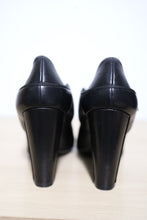 Load image into Gallery viewer, Chanel Black Leather Mary Jane Pumps Size 37.5
