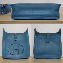 Load image into Gallery viewer, Hermes Evelyne GM Bleu Jean Crossbody Bag
