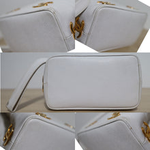 Load image into Gallery viewer, Chanel Vintage Caviar White Bucket Shoulder Bag 24K Gold Hardware
