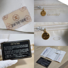 Load image into Gallery viewer, Chanel Vintage Caviar White Bucket Shoulder Bag 24K Gold Hardware
