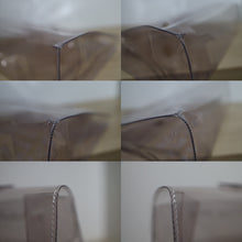 Load image into Gallery viewer, HTF CONDITION! Hermes Vinyl Clear Transparent PVC Souvenir De L’Exposition Kelly Tote Hand Bag
