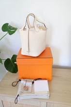 Load image into Gallery viewer, Hermes Picotin 18 Nata Clemence Tote Bag PHW
