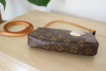 Load image into Gallery viewer, Authentic Louis Vuitton Limited Edition Takashi Murakami Panda Monogram Pochette Bag
