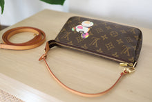 Load image into Gallery viewer, Authentic Louis Vuitton Limited Edition Takashi Murakami Panda Monogram Pochette Bag
