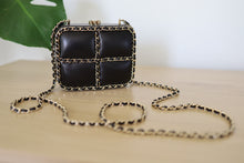 Load image into Gallery viewer, RARE GHW! Chanel Chain Frame CC Box Minaudiere Calfskin Mini Clutch Crossbody Bag
