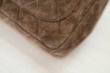 Load image into Gallery viewer, Authentic Vintage Chanel Classic Square Mini Brown Suede Flap Bag 24K GHW
