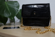 Load image into Gallery viewer, Vintage Chanel REAL Crocodile Skin Mini CC Square Flap 24K Gold Hardware
