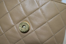 Load image into Gallery viewer, Chanel Beige Quilted Lambskin Leather Mini Camellia Flower Shoulder Bag
